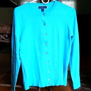 New without tag, Karen Scott Blue Sweater